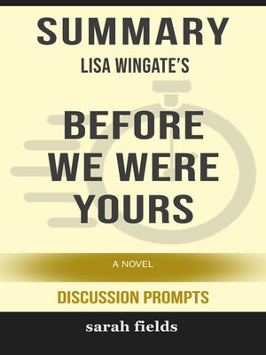 cover image of Summary of Before We Were Yours